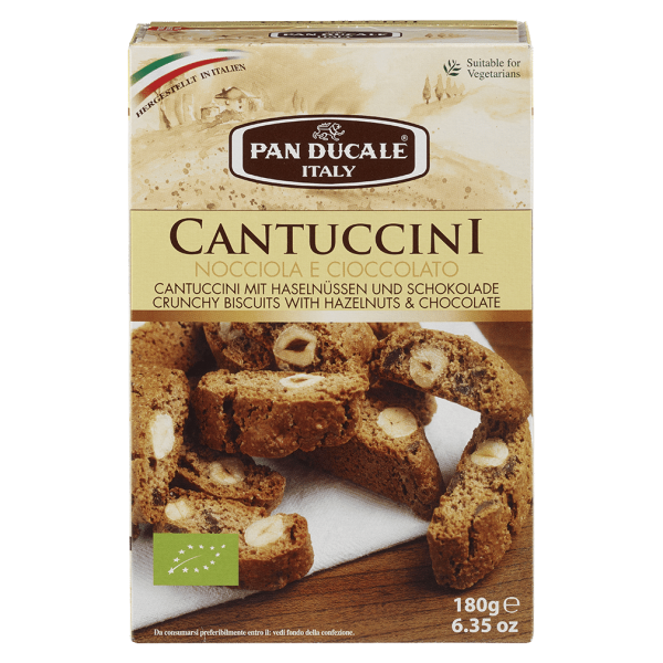 Pan Ducale Italy Økologisk Cantuccini con Nocciole Cioccolato