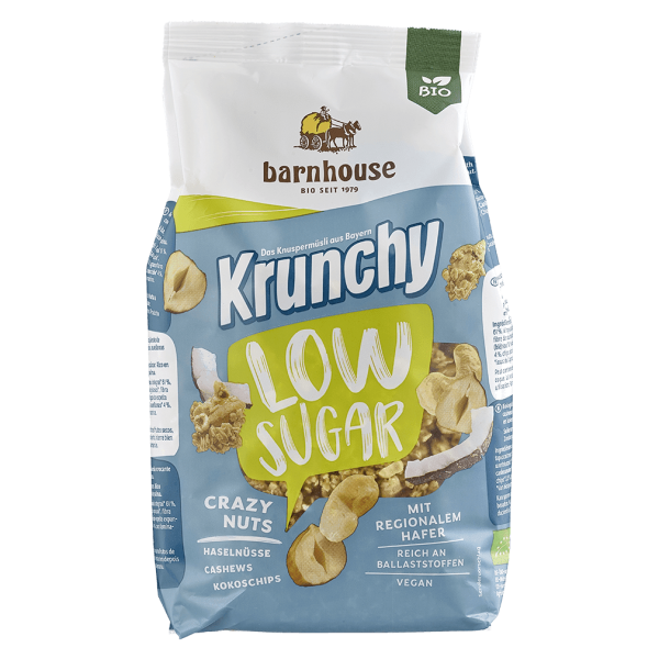 Barnhouse Økologiske Krunchy Crazy Nuts Lavt sukkerindhold