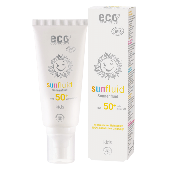 Eco Cosmetics Solspray til børn SPF50+, 100 ml stk.