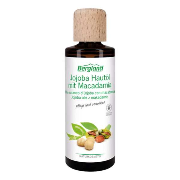 Bergland Jojoba Hautöl mit Macadamia, 125 ml