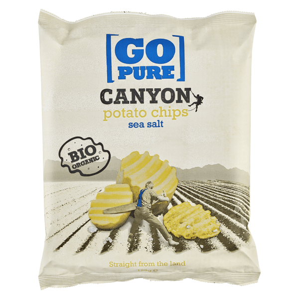 GoPure Økologiske Canyon Chips med havsalt