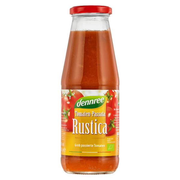 dennree Økologisk tomatpassata rustica