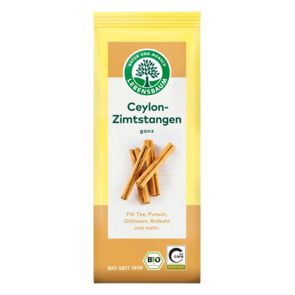 Lebensbaum Bio Ceylon-Zimtstangen, ganz