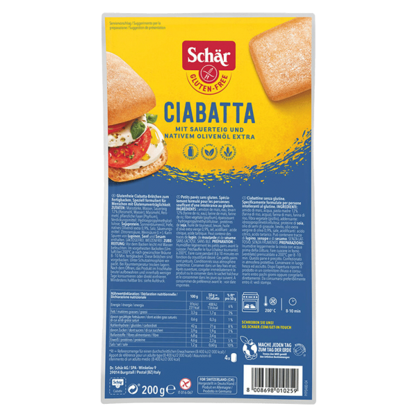 Schär Ciabatta-ruller