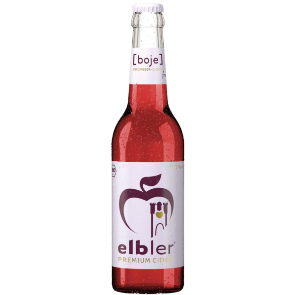 Elbler Øko brombær-cider, 0,33 l