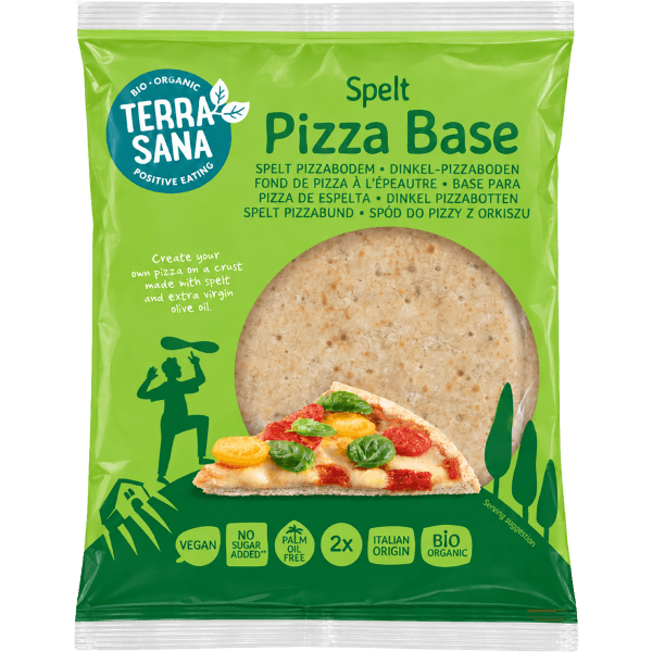 TerraSana Økologisk spelt-pizzabund, 260 g