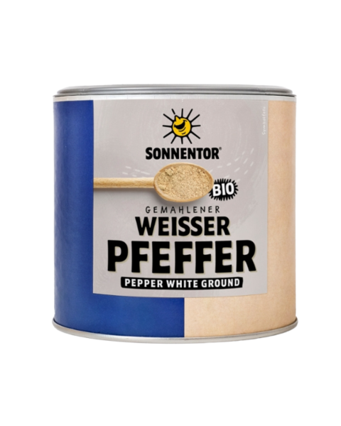 Sonnentor Bio Pfeffer weiß gemahlen 260 g, Gastrodose klein