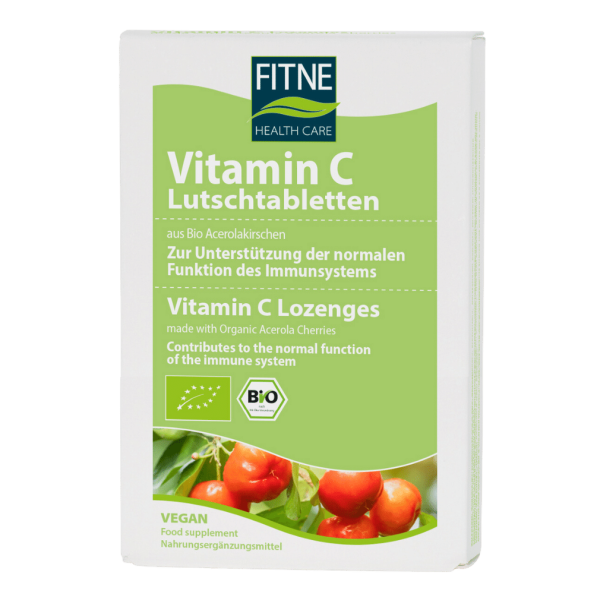 Fitne Økologisk C-vitamin sugetablet bedst før 31.4.2024