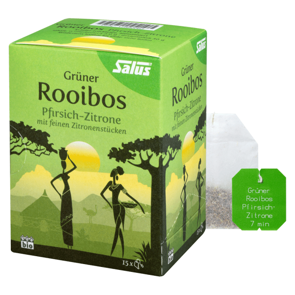 Salus Økologisk grøn rooibos fersken-citron