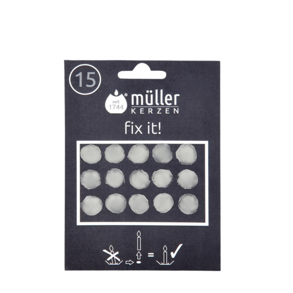 Müller Kerzen Klebewachsplättchen 15er