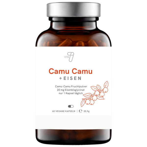 vita7 Bio Camu Camu + Eisen, 60 Kapseln