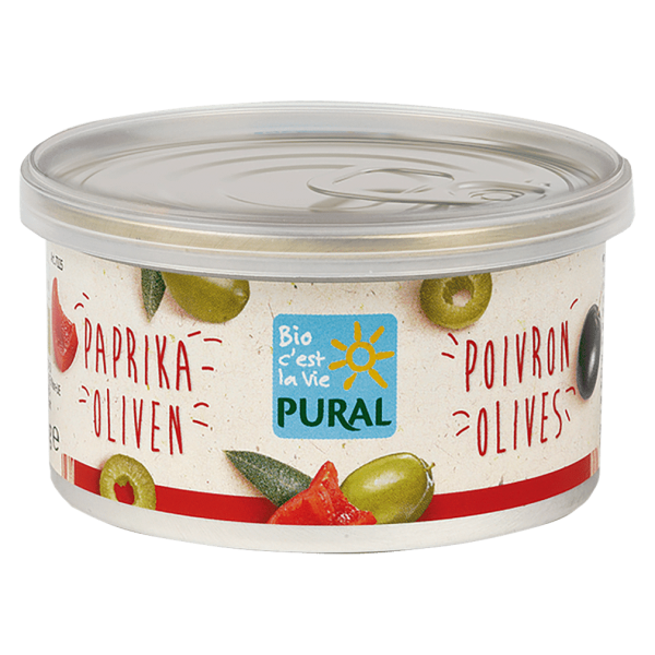 Pural Økologisk paprika-olivenpålæg