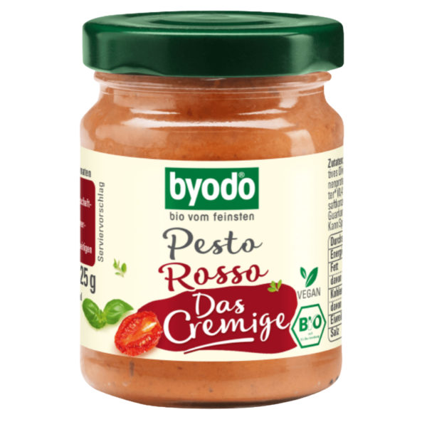 byodo Pesto rosso cremet med soltørrede tomater