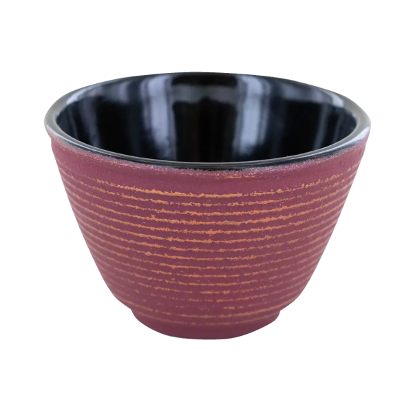 AROMANDISE Rosa Gusseisentasse mit Gold
