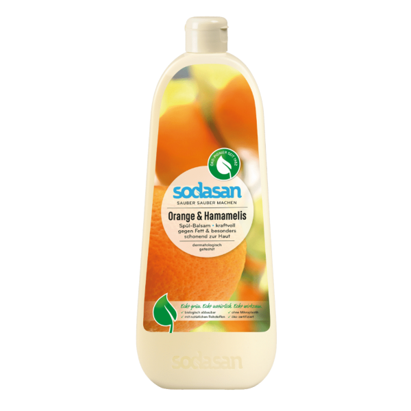 Sodasan Opvaskemiddel balsam orange, 1l