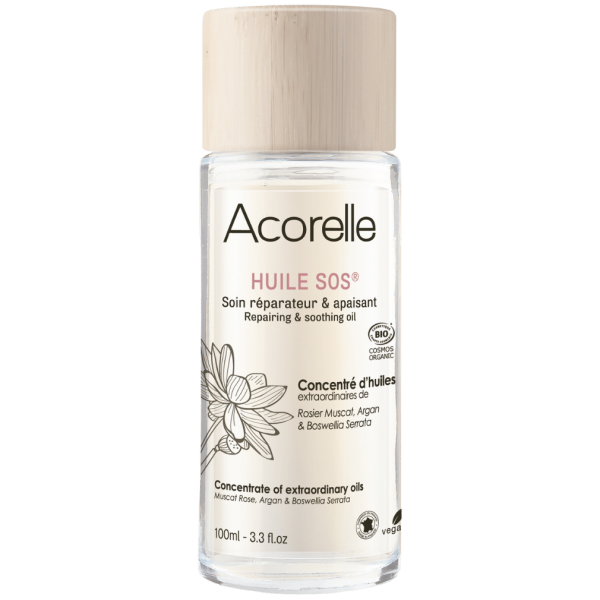 Acorelle SOS-plejeolie, argan &amp; vildrose