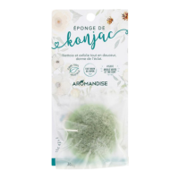AROMANDISE Konjac Schwamm mit Grünem Ton und Grünem Tee AROMANDISE Konjac Schwamm mit Grünem Ton und Grünem Tee