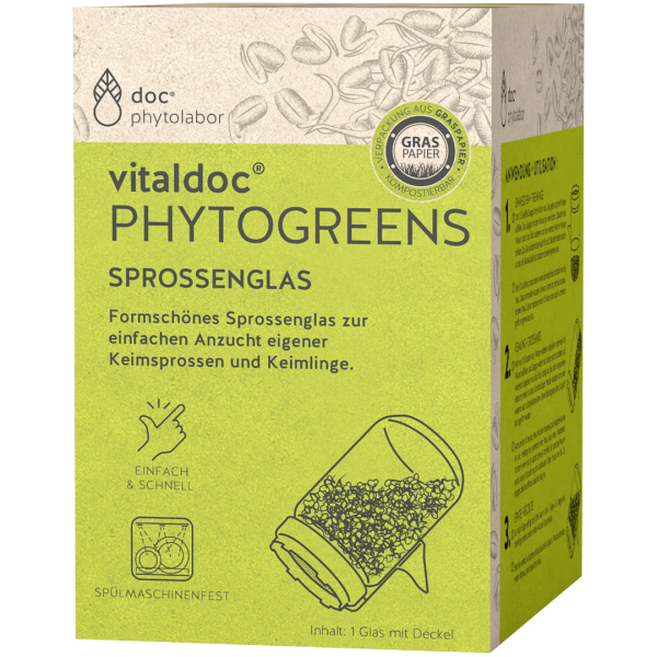 doc phytolabor Sprossenglas vitaldoc® Phytogreens