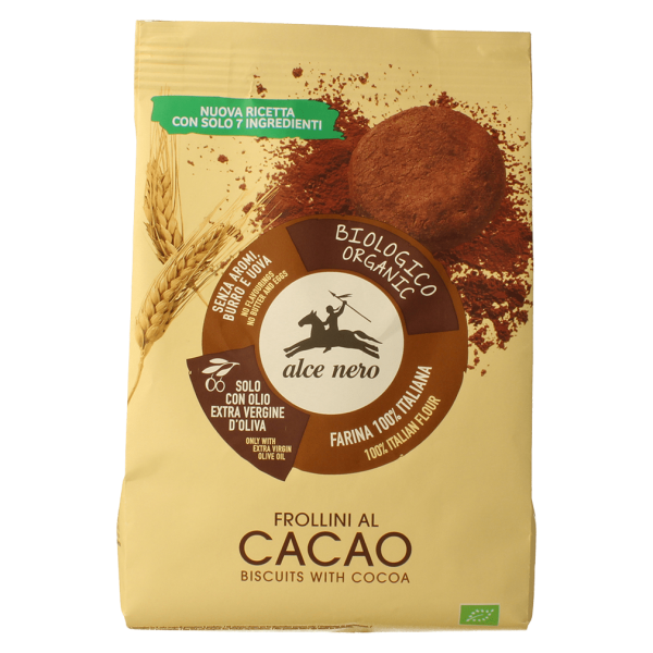 Alce Nero Økologiske mørdejskiks kakao