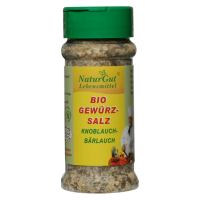 NaturGut Økologisk kryddersalt hvidløg og vilde hvidløg NaturGut Økologisk kryddersalt hvidløg og vilde hvidløg