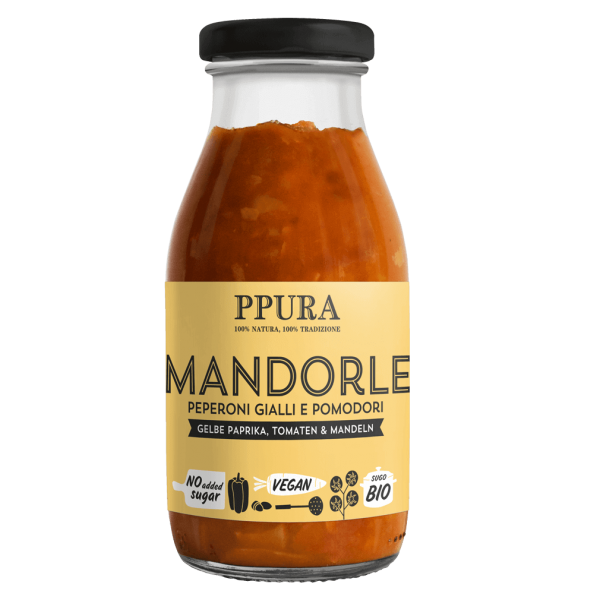 PPura Økologisk Tomat Sugo Paprika Mandel, 340 g