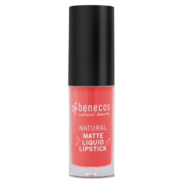 benecos Matte Liquid Lipstick coral kiss
