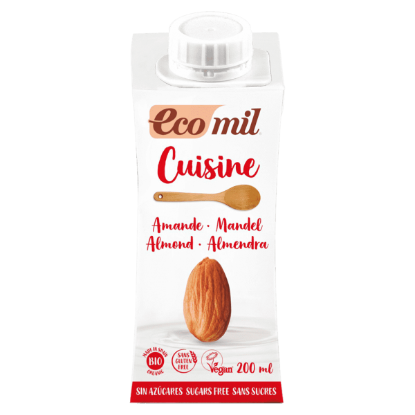 EcoMil Økologisk Almond Cuisine sukkerfri