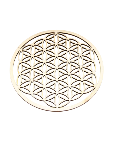 Berk Blume des Lebens aus Holz 14,4 cm