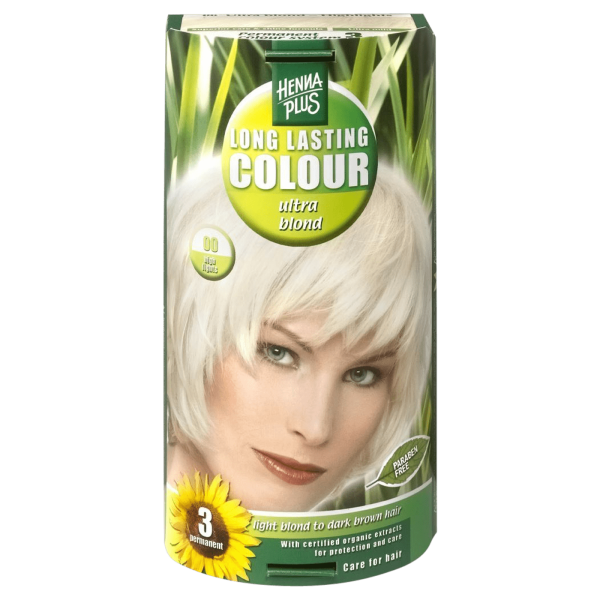 Hennaplus Langhaltende Farbe Ultrablond 00 Coupe soleil