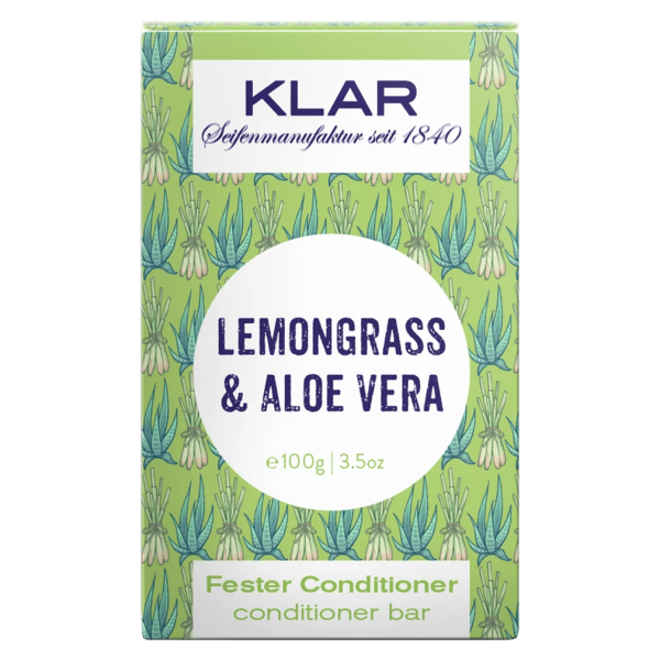 Klar Seifen Solid Conditioner Citrongræs &amp; Aloe Vera