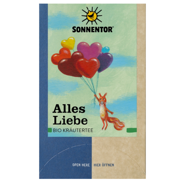 Sonnentor Økologisk urtete Alles Liebe, 18 breve, 27 g