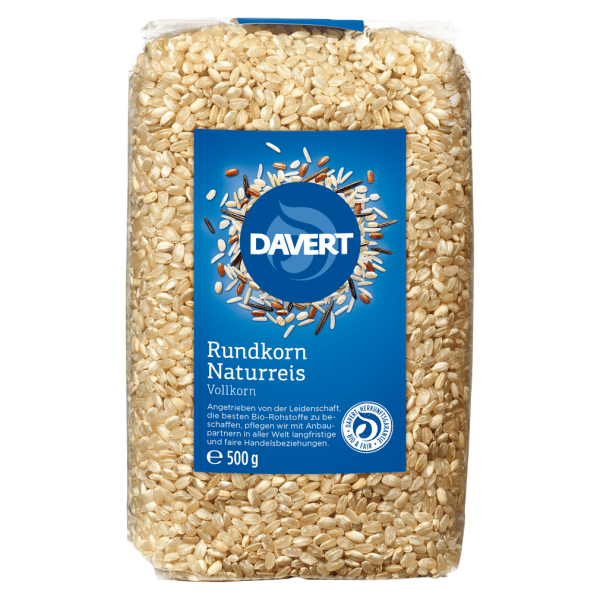 Davert Økologisk rundkornet naturris