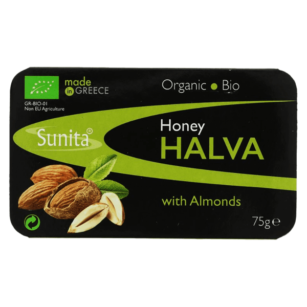Sunita Økologisk sesamhalva med honning og mandler