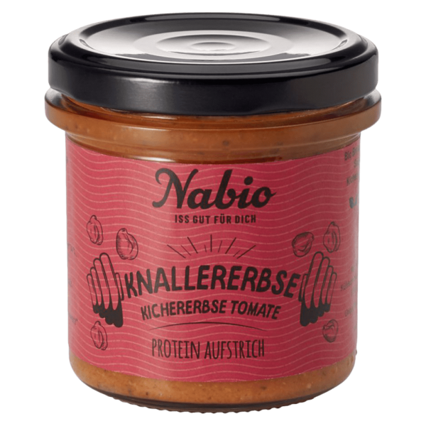 NAbio Økologisk proteinsmørelse kikærter tomat 140g