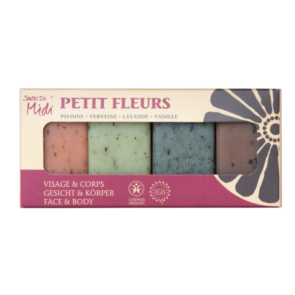 Savon Du Midi Petit Fleurs 4x20g i et sæt