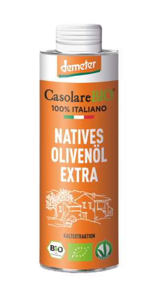 Casolare Økologisk ekstra jomfru olivenolie, 100% italiensk