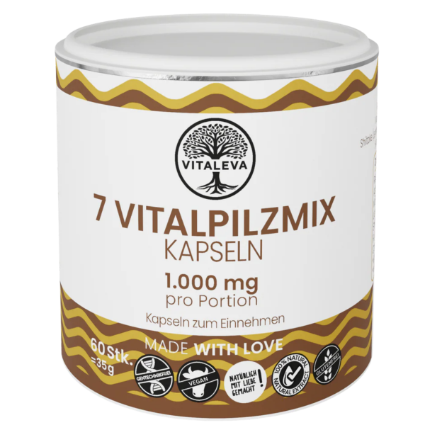 VITALEVA 7 Vital Pilz Mix Kapseln