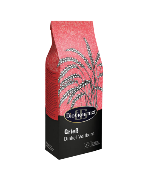 BioGourmet Bio speltsemulje fuldkorn, 500g