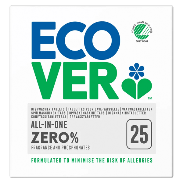 Ecover All-In-One opvaskemaskine Tabs ZERO