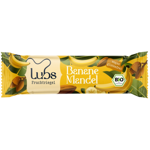 Lubs Bio Banane Mandel Fruchtriegel