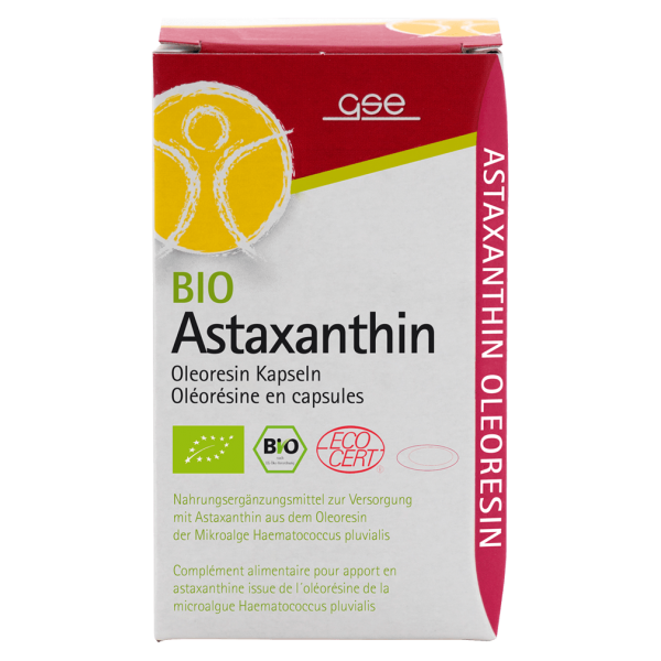 GSE Økologisk Astaxanthin Oleoresin Kapsler