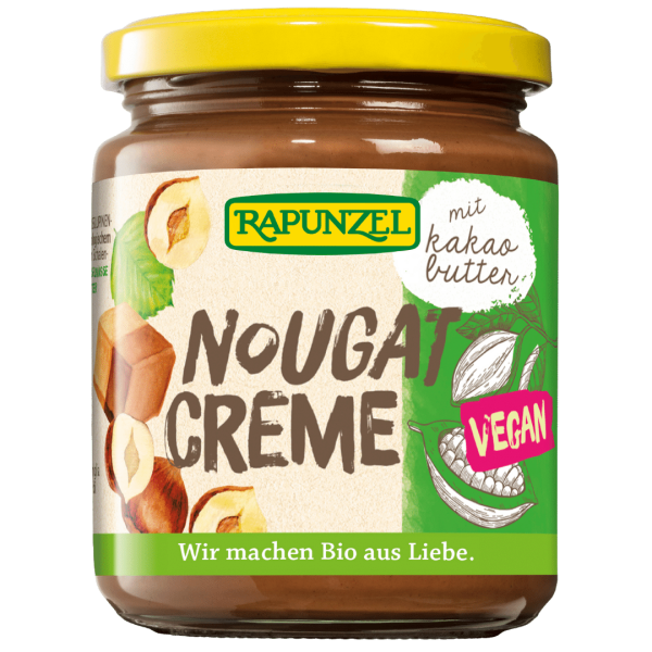 Rapunzel Bio Nougat-Creme mit Kakaobutter