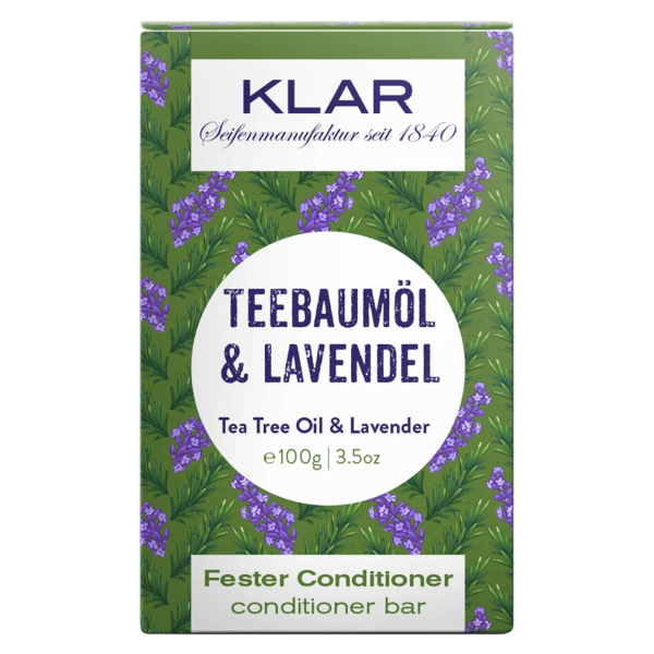 Klar Seifen Solid Conditioner Tea Tree Oil &amp; Lavender