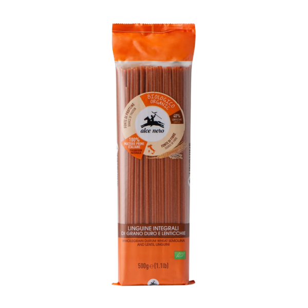 Alce Nero Bio Vollkorn-Hartweizen & Linsen Linguine