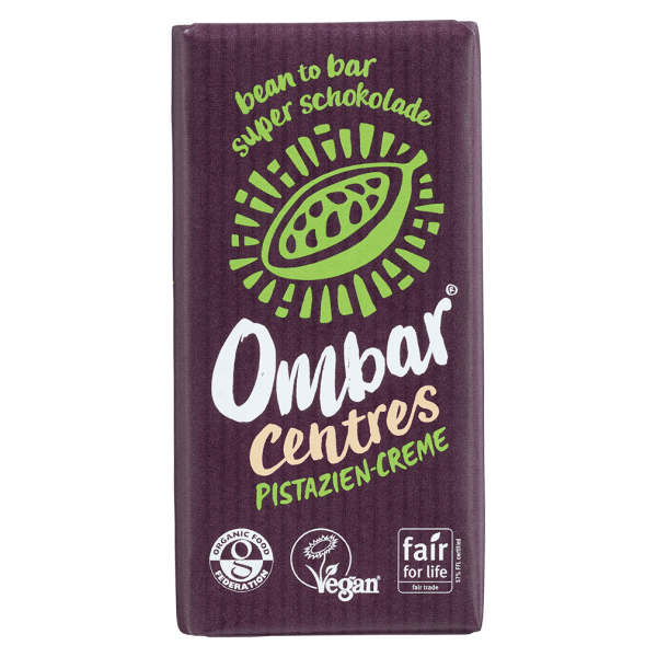 Ombar Økologisk rå pistacie-chokolade