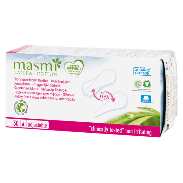 Masmi Organic Care Økologiske trusseindlæg Flex