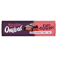 Ombar Bio Raw Kokos Himbeere Schokolade Riegel 42g Ombar Bio Raw Kokos Himbeere Schokolade Riegel 42g