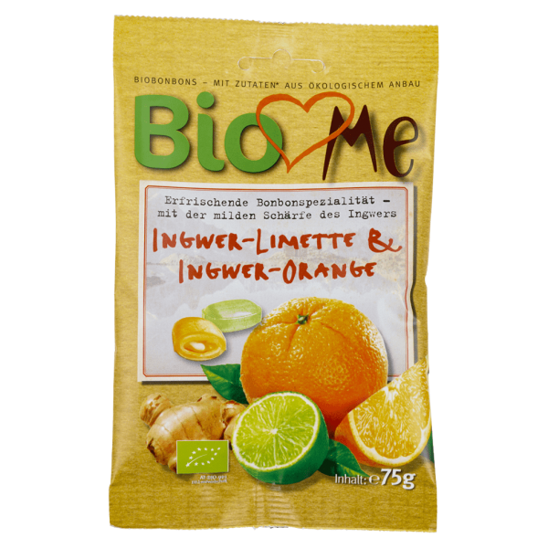 Bio loves Me Økologiske ingefær-limon- og ingefær-orange-slik