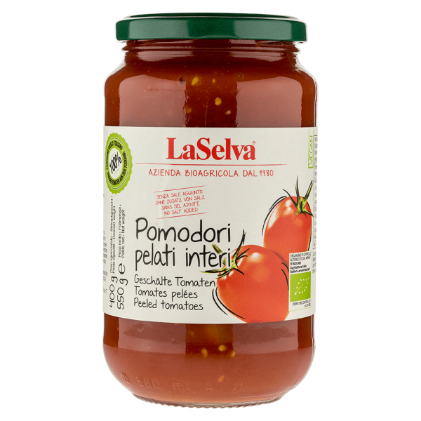 LaSelva Økologiske flåede tomater