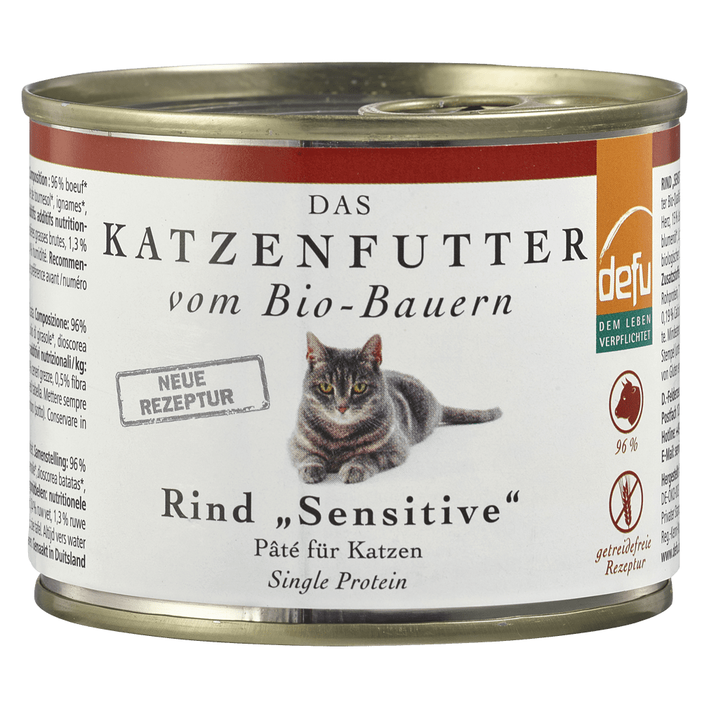 Dk Rind Økologisk kattefoder Paté Beef - greenist.dk